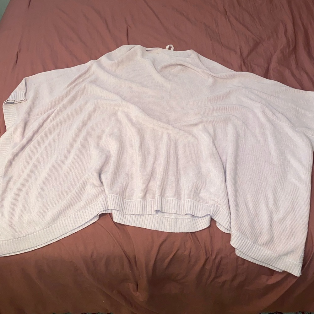 Lululemon Knit Poncho Excellent condition! With this mark down the price is firm